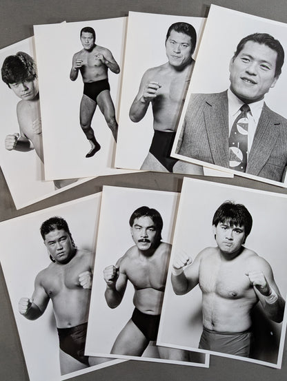 新日本プロレス 白黒ブロマイドセット