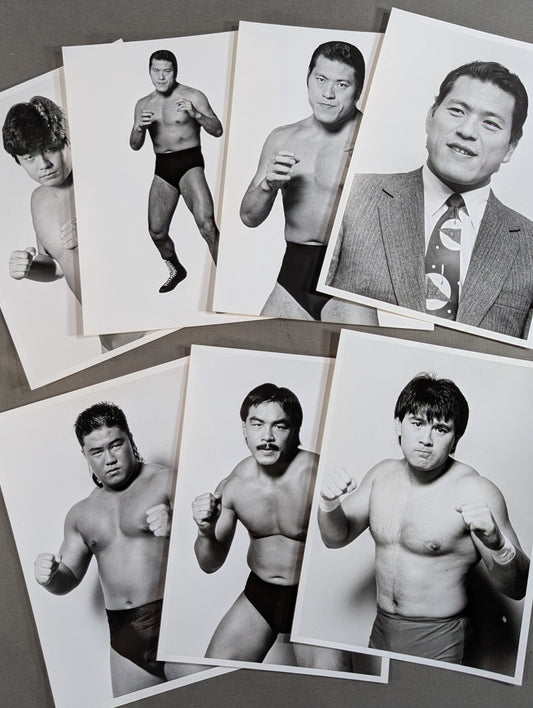 新日本プロレス 白黒ブロマイドセット