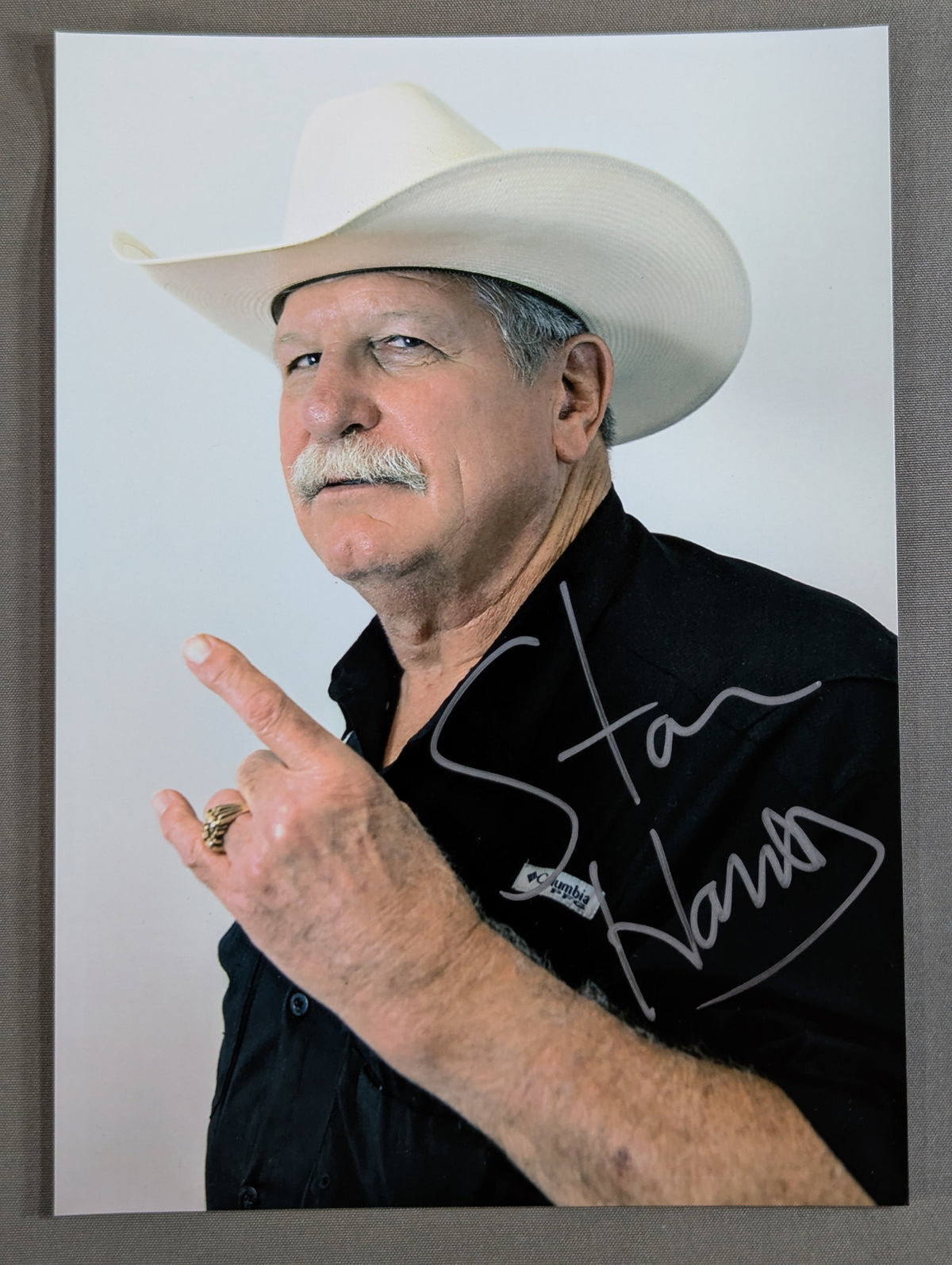 Stan Hansen hand signed autograph  photo (1)