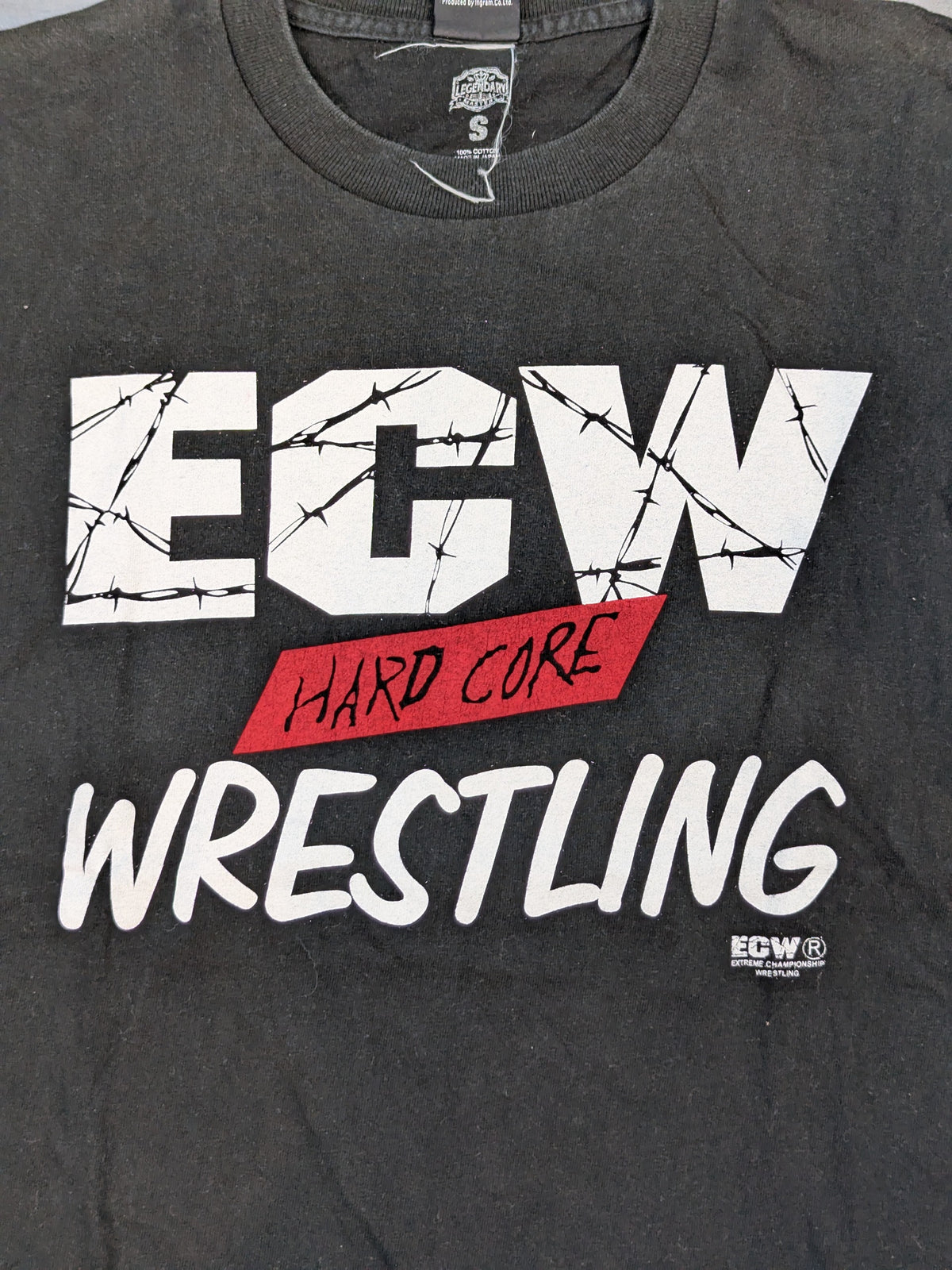 ECW「HARDCORE WRESTLING」Tシャツ(WWE(2013) / ブラック)