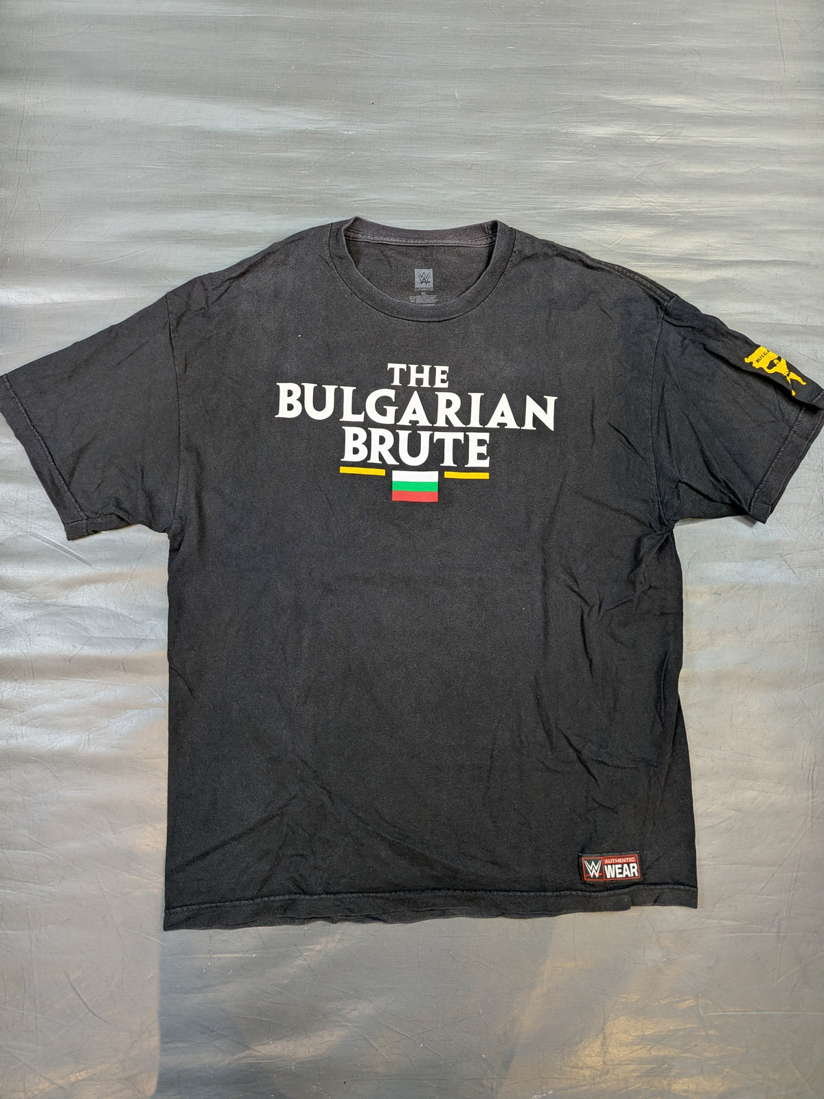 Rusev 'THE BULGARIAN BRUTE' T-SHIRT (WWE (2010s) / Black)