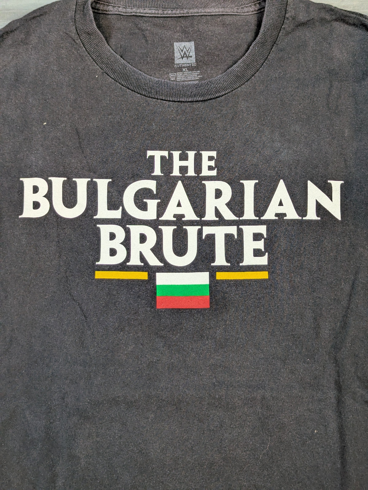 Rusev 'THE BULGARIAN BRUTE' T-SHIRT (WWE (2010s) / Black)