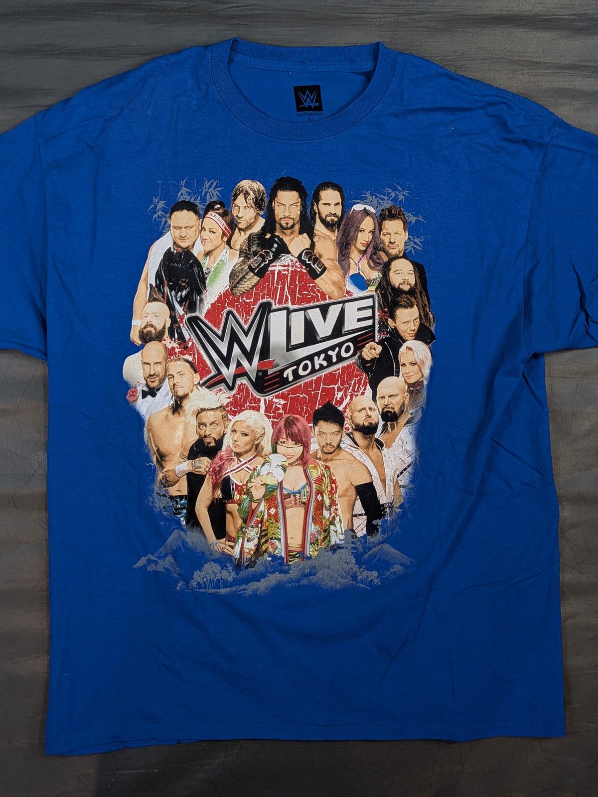 WWE LIVE TOKYO 2017 T-Shirt (WWE (2017) / Blue)