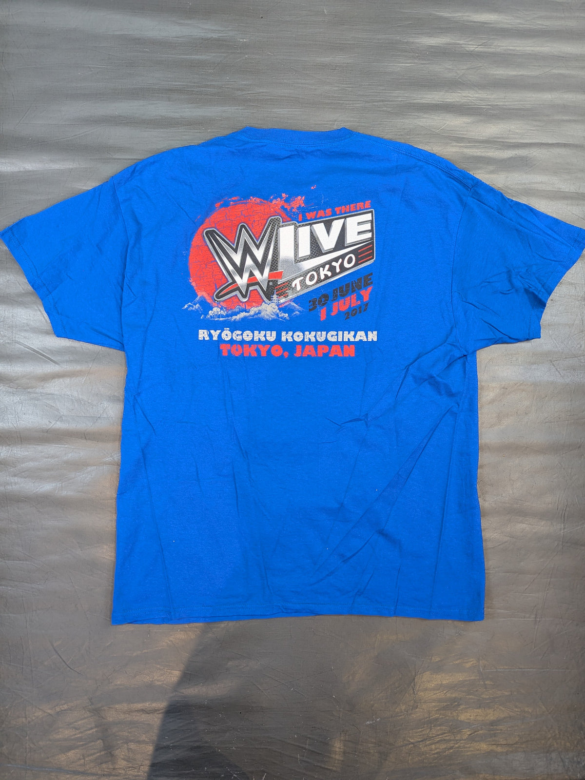 WWE LIVE TOKYO 2017 T-Shirt (WWE (2017) / Blue)