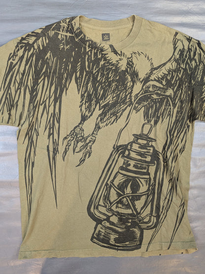 Bray Wyatt 'FOLLOW THE LIGHT' T-SHIRT (WWE (2010s) / Khaki)
