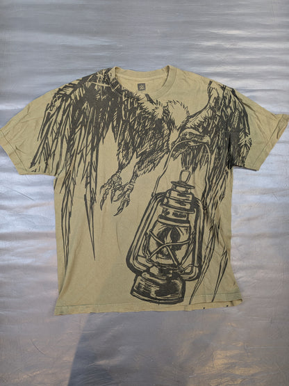 Bray Wyatt 'FOLLOW THE LIGHT' T-SHIRT (WWE (2010s) / Khaki)