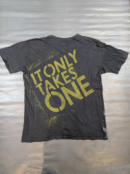 John Morrison "IT ONLY TAKES ONE" T-shirt (WWE (2010s) / Gray)