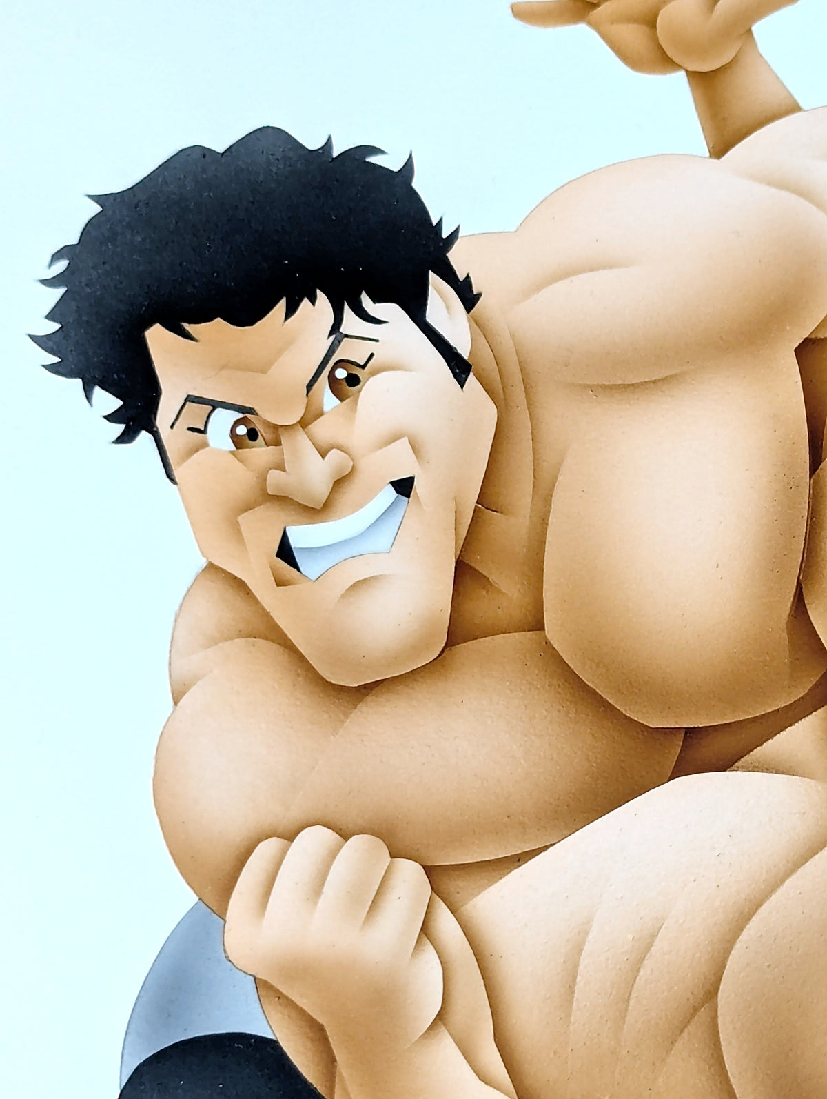 ★ Nagatoshi Sakai Original work ★ "Burning Fighting Spirit" Antonio Inoki 