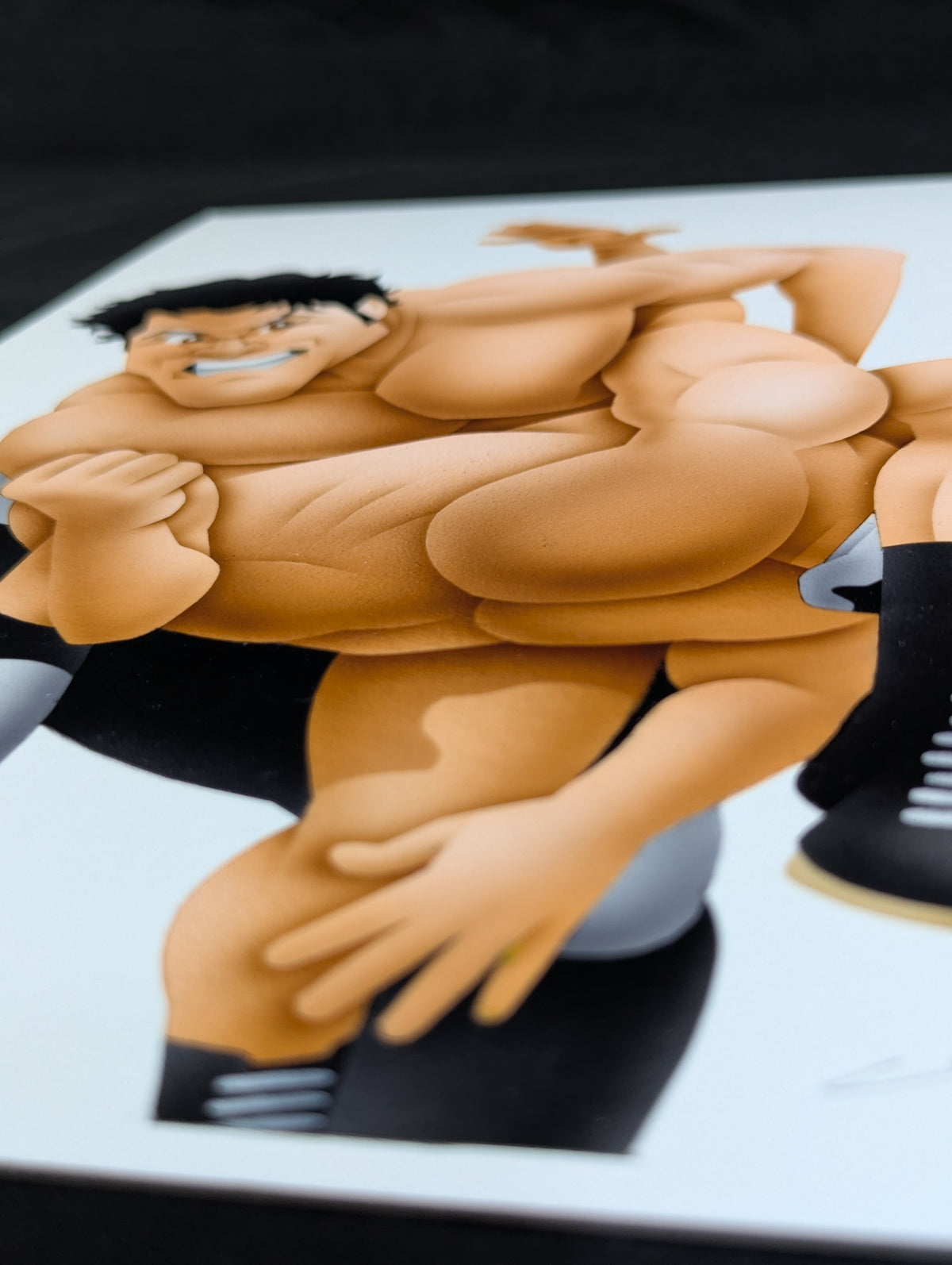 ★ Nagatoshi Sakai Original work ★ "Burning Fighting Spirit" Antonio Inoki 