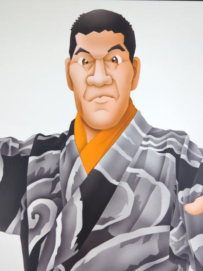 ★坂井永年氏 原画作品★「王者の魂」ジャイアント馬場
