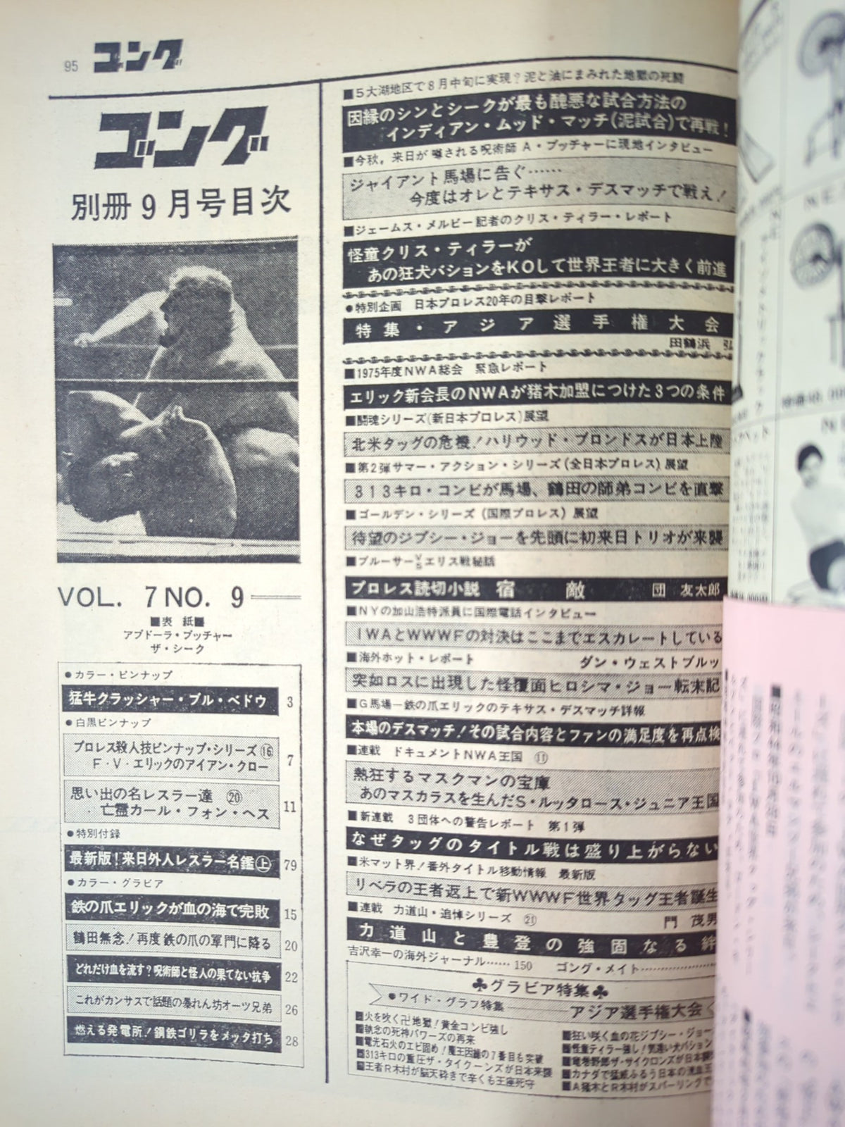 別冊ゴングVol.7 No.9