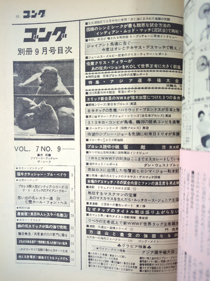 別冊ゴングVol.7 No.9