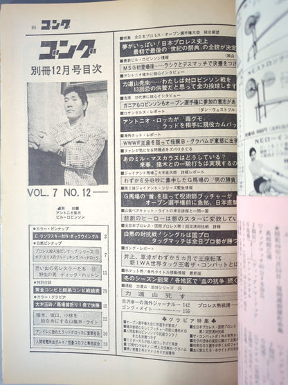 別冊ゴングVol.7 No.12