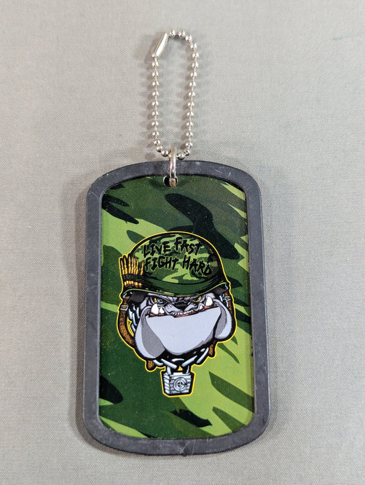 John Cena "FEARLESS." Dog Tag Keychain