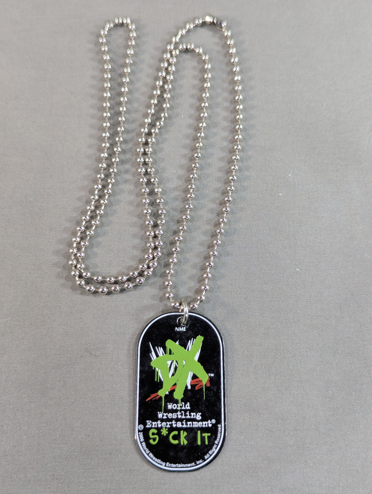 D-Generation X "S*CK IT" Dog Tag Necklace