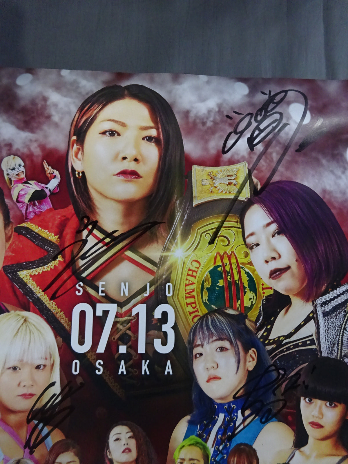 【6選手直筆サイン入り】センダイガールズプロレスリング 2024年7月13日大会