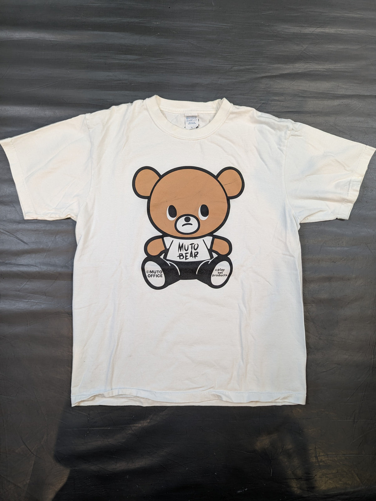 武藤敬司「武藤ベアー」Tシャツ⑤(ホワイト)
