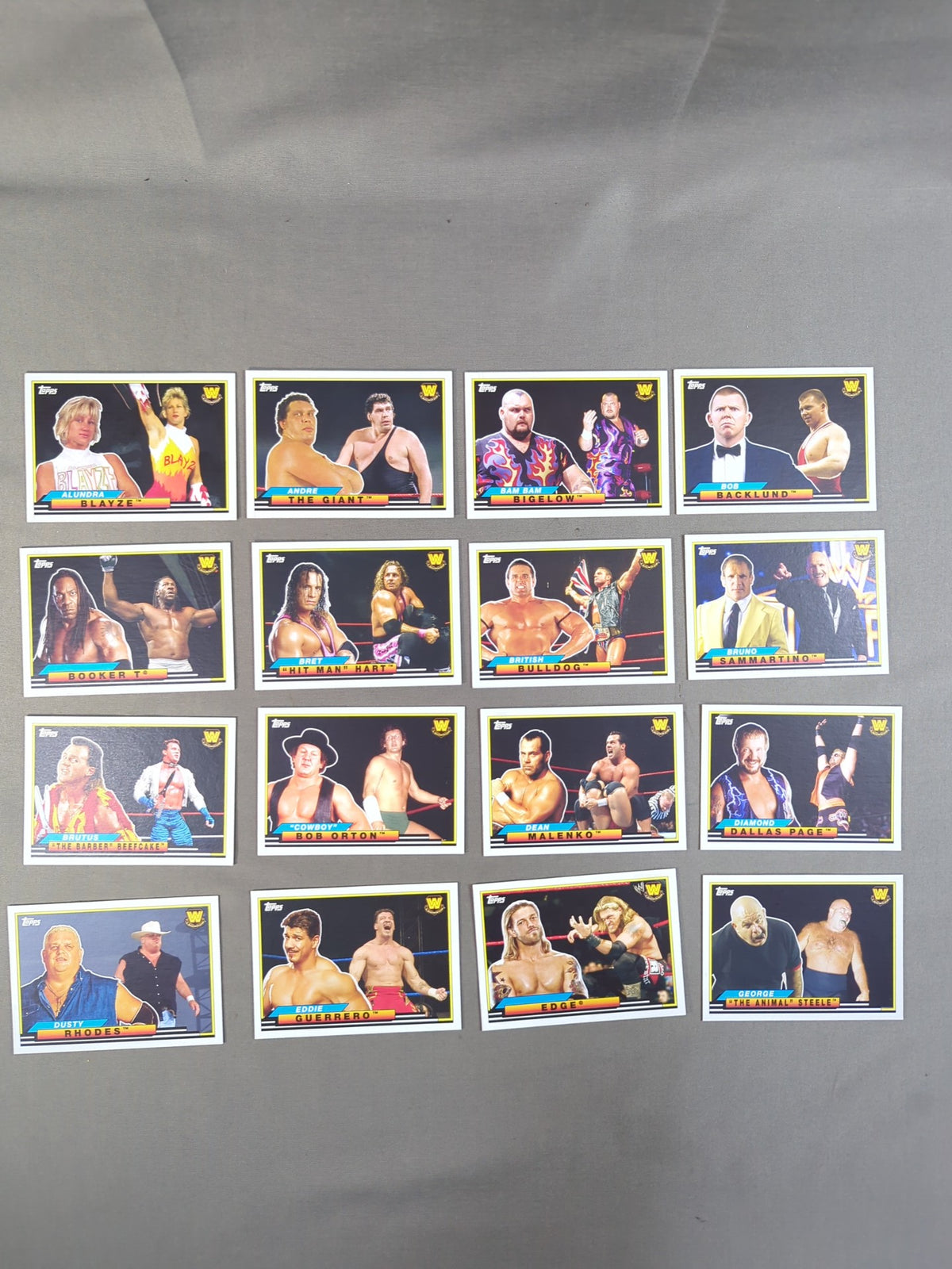 2018 Topps WWE Heritage BIG LEGENDS レギュラーカード50枚コンプリートセット!!