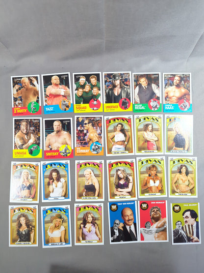 2006 Topps WWE Heritage II Regular Card Complete Set of 90!!