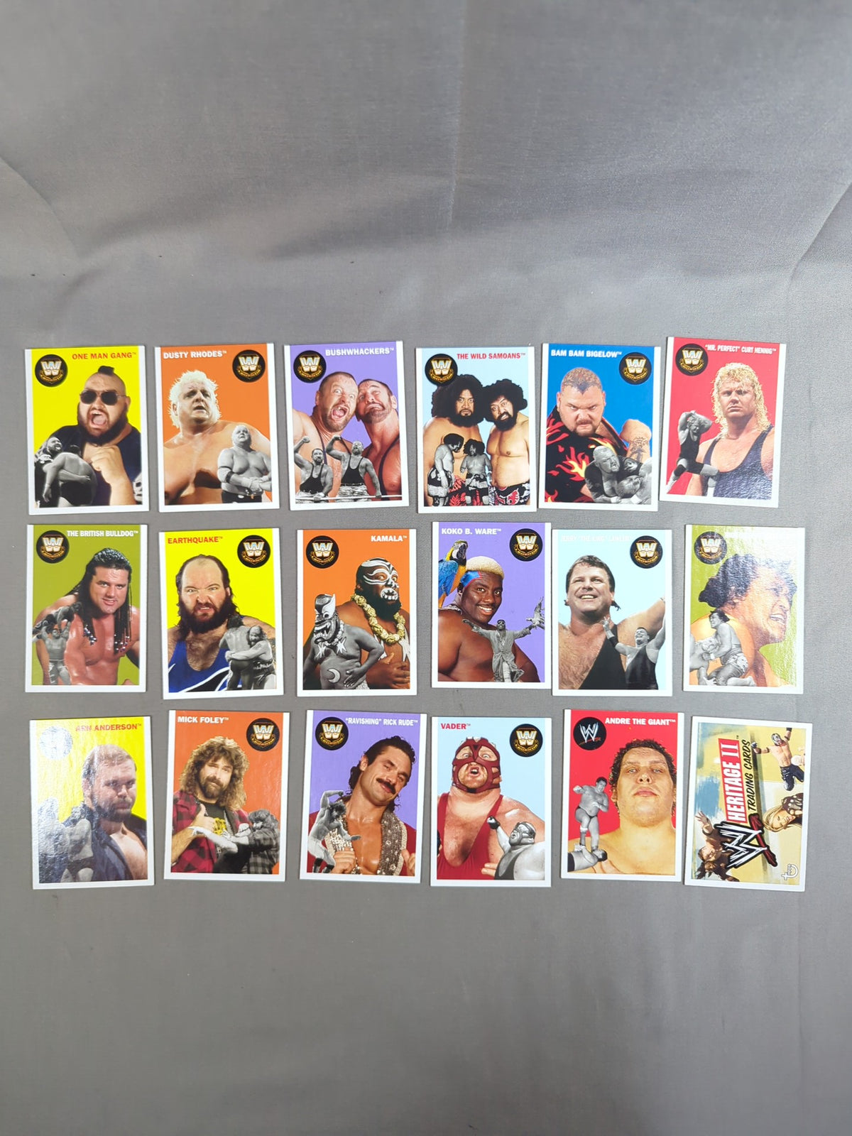 2006 Topps WWE Heritage II Regular Card Complete Set of 90!!