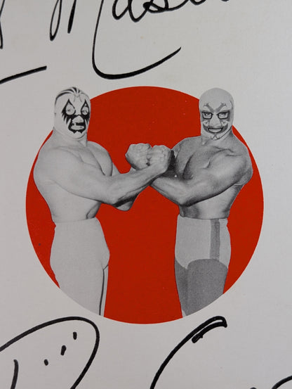 ミル・マスカラス＆ドス・カラス(プリントサイン)