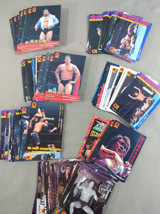 2000 Bandai New Japan Pro Wrestling Regular 149 Discs + Insert 37 Discs Total 186 Fully Complete Set