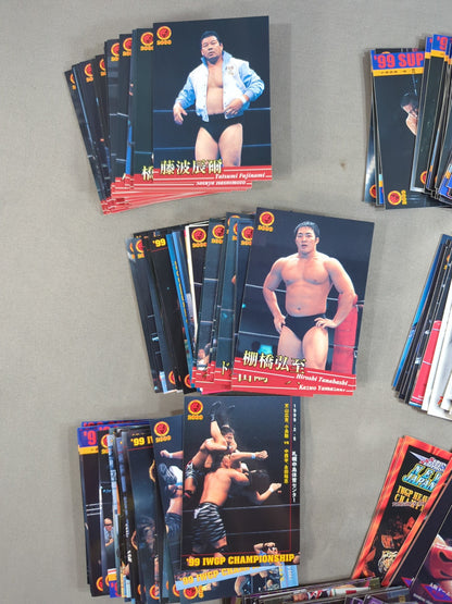 2000 Bandai New Japan Pro Wrestling Regular 149 Discs + Insert 37 Discs Total 186 Fully Complete Set