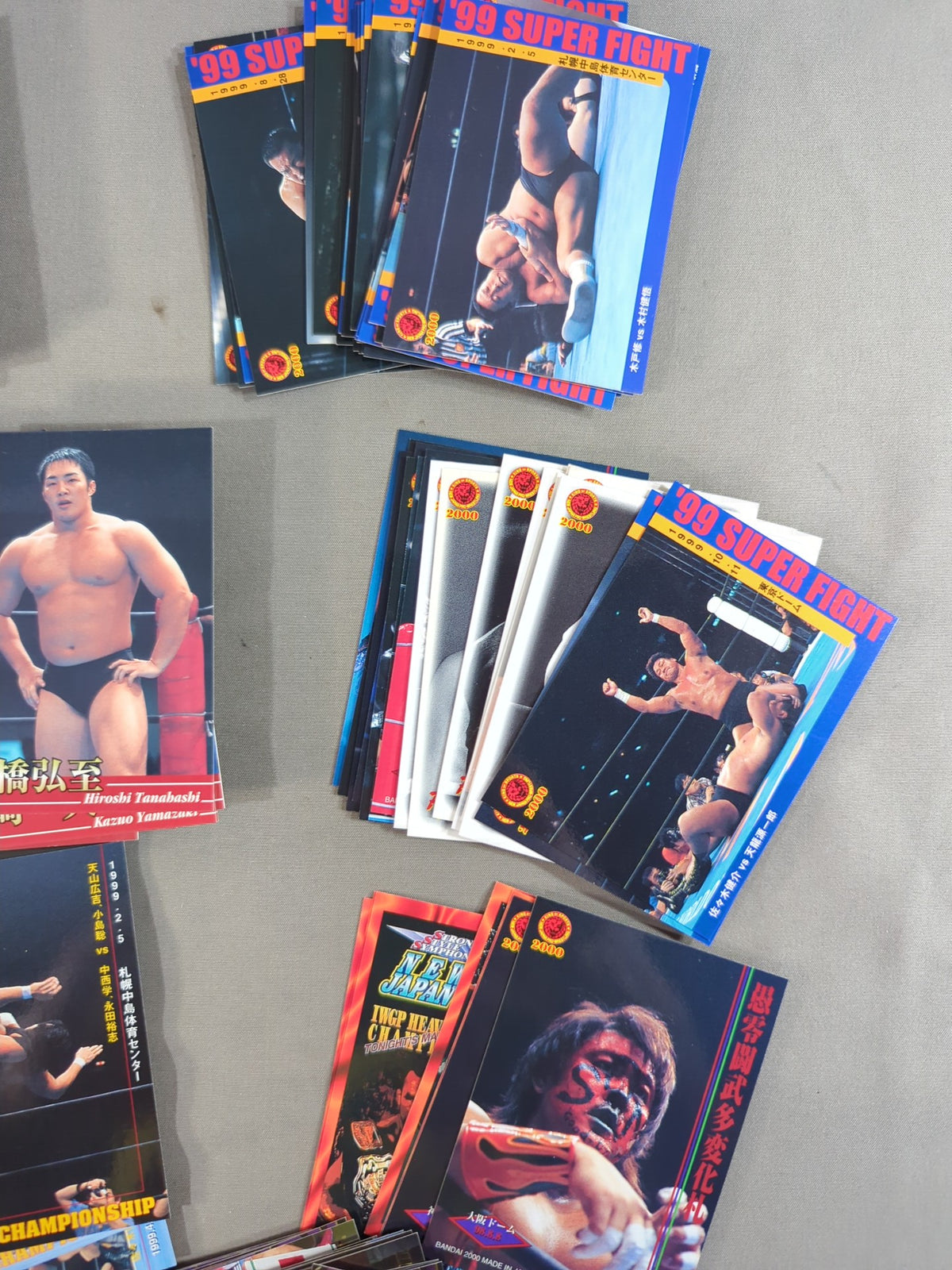 2000 Bandai New Japan Pro Wrestling Regular 149 Discs + Insert 37 Discs Total 186 Fully Complete Set