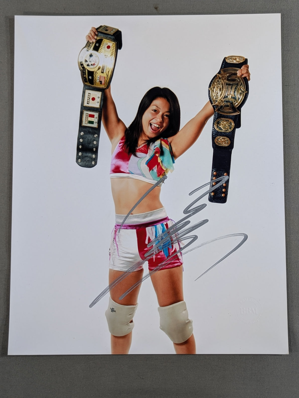 ★BBM Engraved ★ Matsuo Towa hand signed autograph  Pro-Photo 