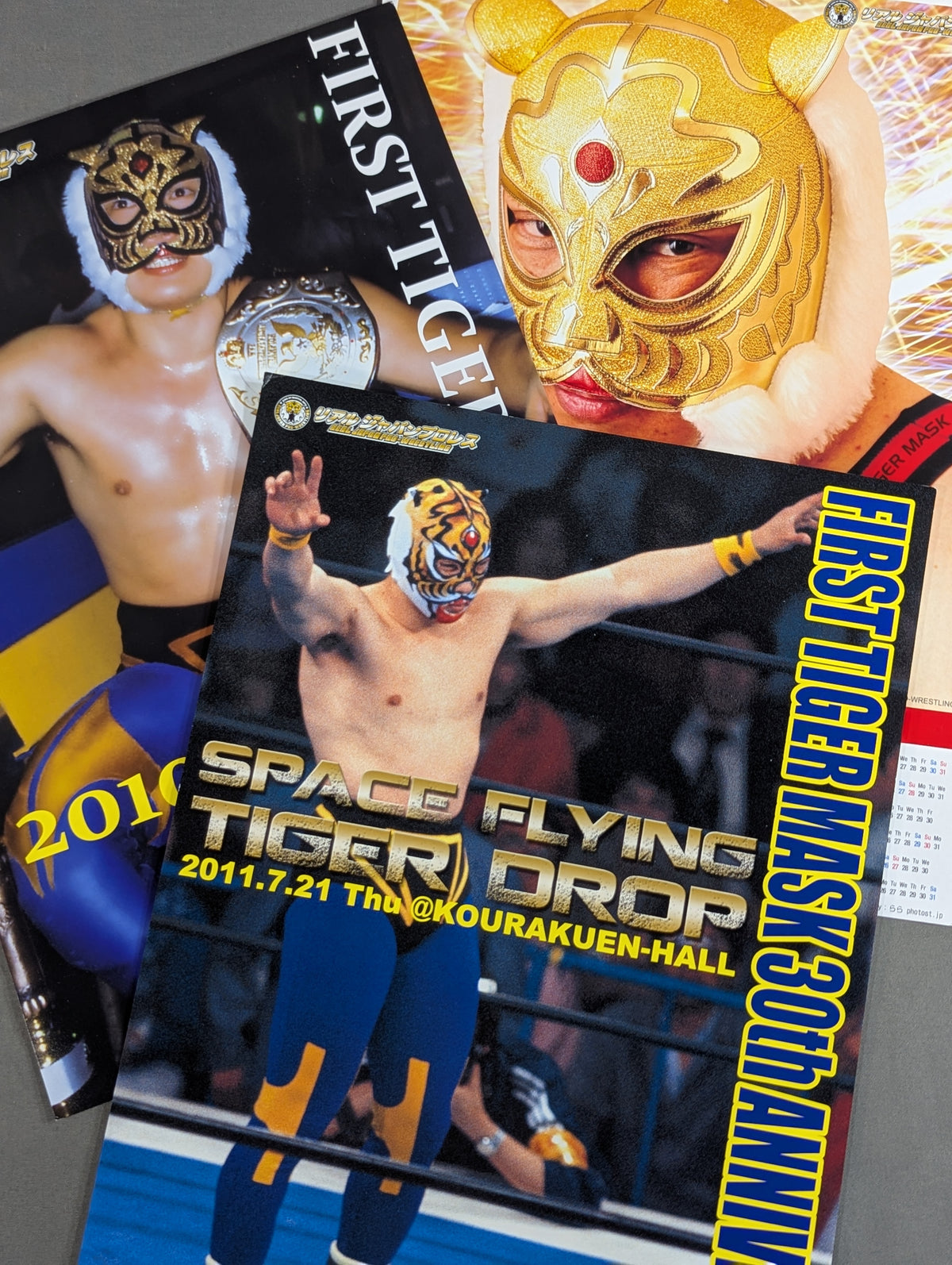 First Tiger Mask Official Pro-Photo 3-Piece Set