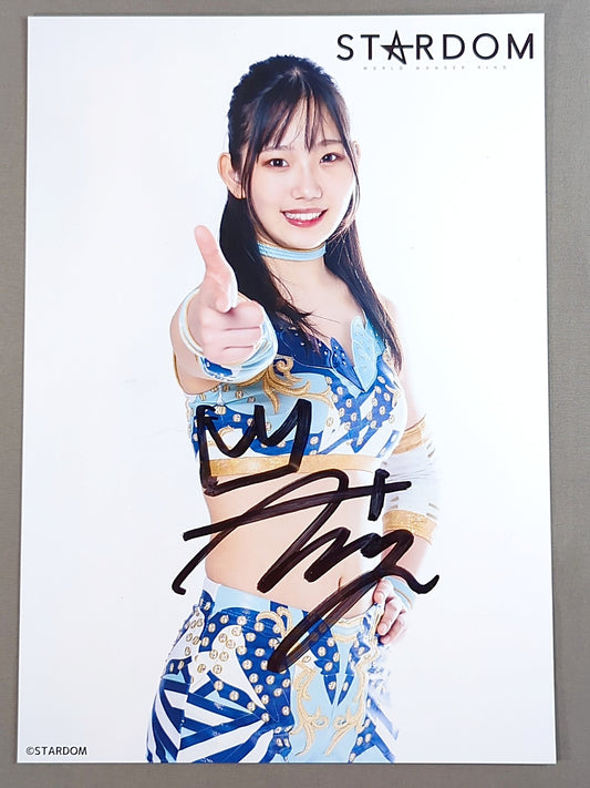 天咲光由 直筆サイン入り スターダムポートレート(M-8)