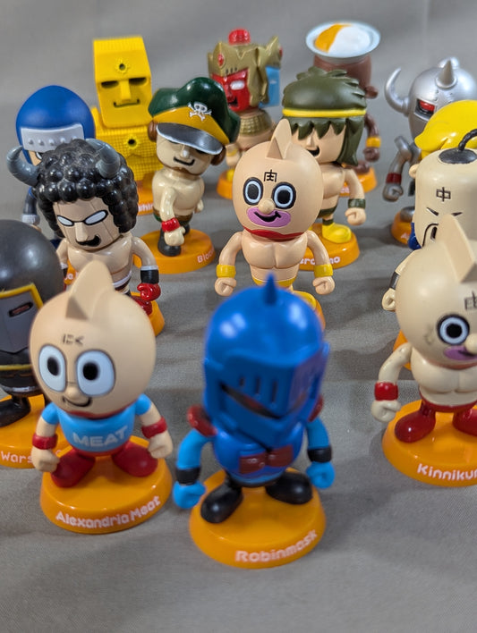 Kinnikuman × Panson Works Toyful Neck Swing Mascot 15-Piece Set