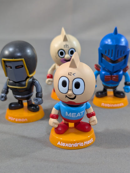 Kinnikuman × Panson Works Toyful Neck Swing Mascot 15-Piece Set