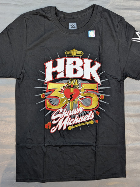 ショーン・マイケルズ 「35周年記念」Tシャツ(WWE(2023) / ブラック)