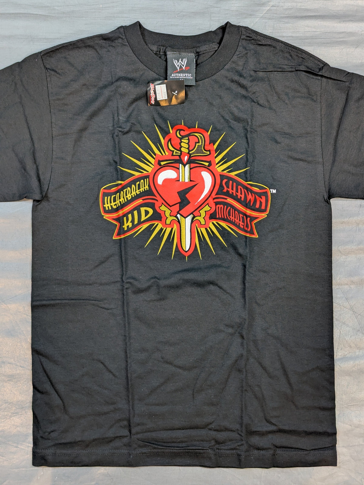 ショーン・マイケルズ「HEARTBREAK KID」Tシャツ(WWE(2000s) / ブラック)