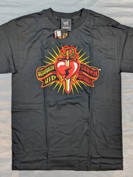 ショーン・マイケルズ「HEARTBREAK KID」Tシャツ(WWE(2000s) / ブラック)