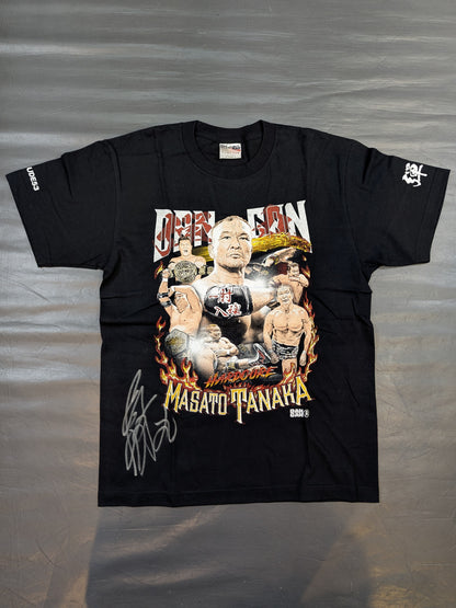 【hand signed autograph】 Masato Tanaka  "DAN GAN" Picture T-shirt