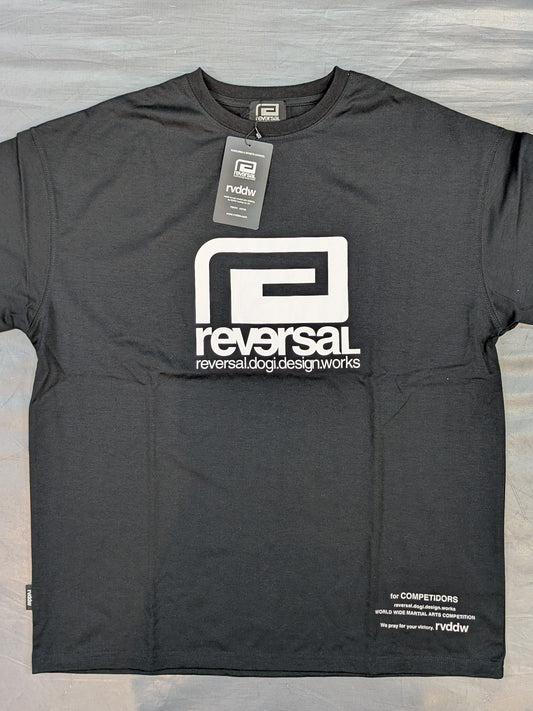 reversal ロゴTシャツ①(ブラック)