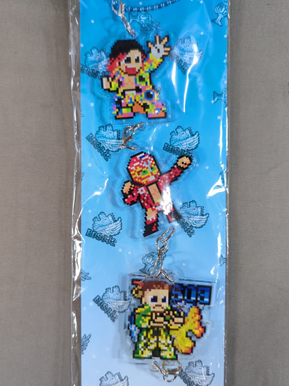 "dotswrestler" Connecting Acrylic Key Chain BOSJ32 (A Set)