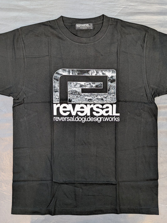 reversal ロゴTシャツ②(ブラック)