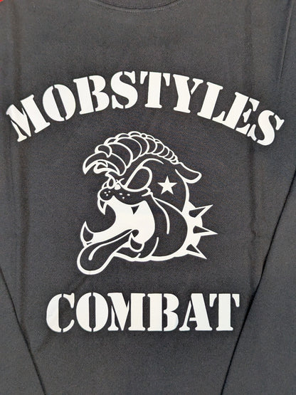 MOBSTYLES「COMBAT」ロングスリーブドライTシャツ(ブラック)