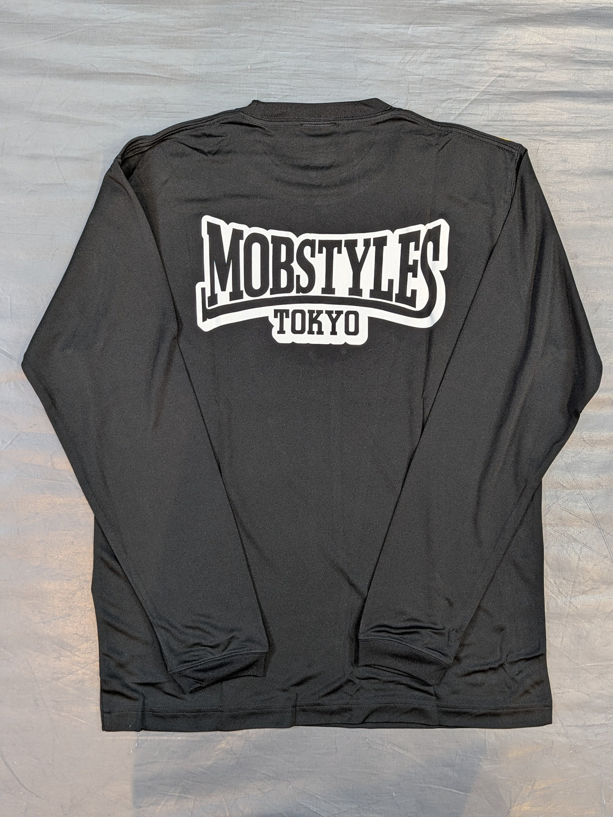 MOBSTYLES「COMBAT」ロングスリーブドライTシャツ(ブラック)