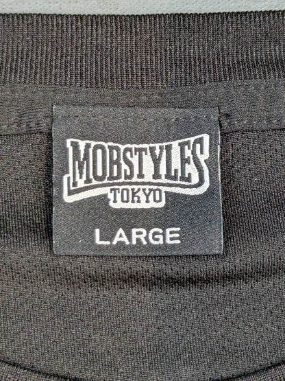 MOBSTYLES「COMBAT」ロングスリーブドライTシャツ(ブラック)