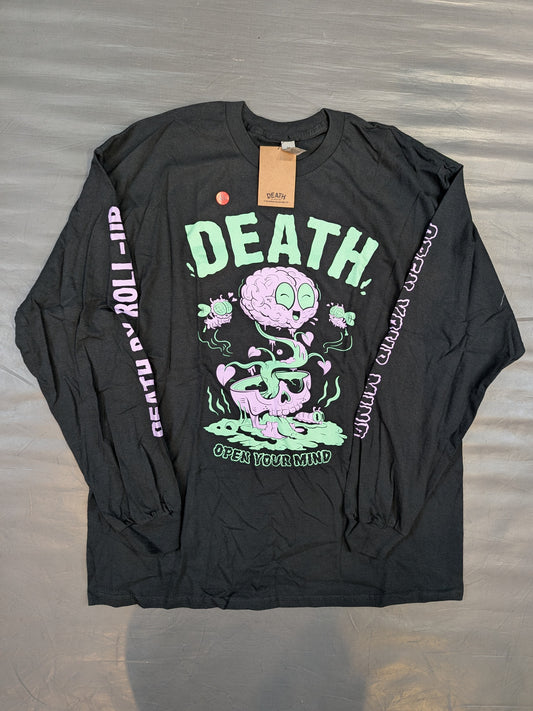 クリス・ブルックス「DEATH BY ROLL-UP」ロングスリーブTシャツ(ブラック)