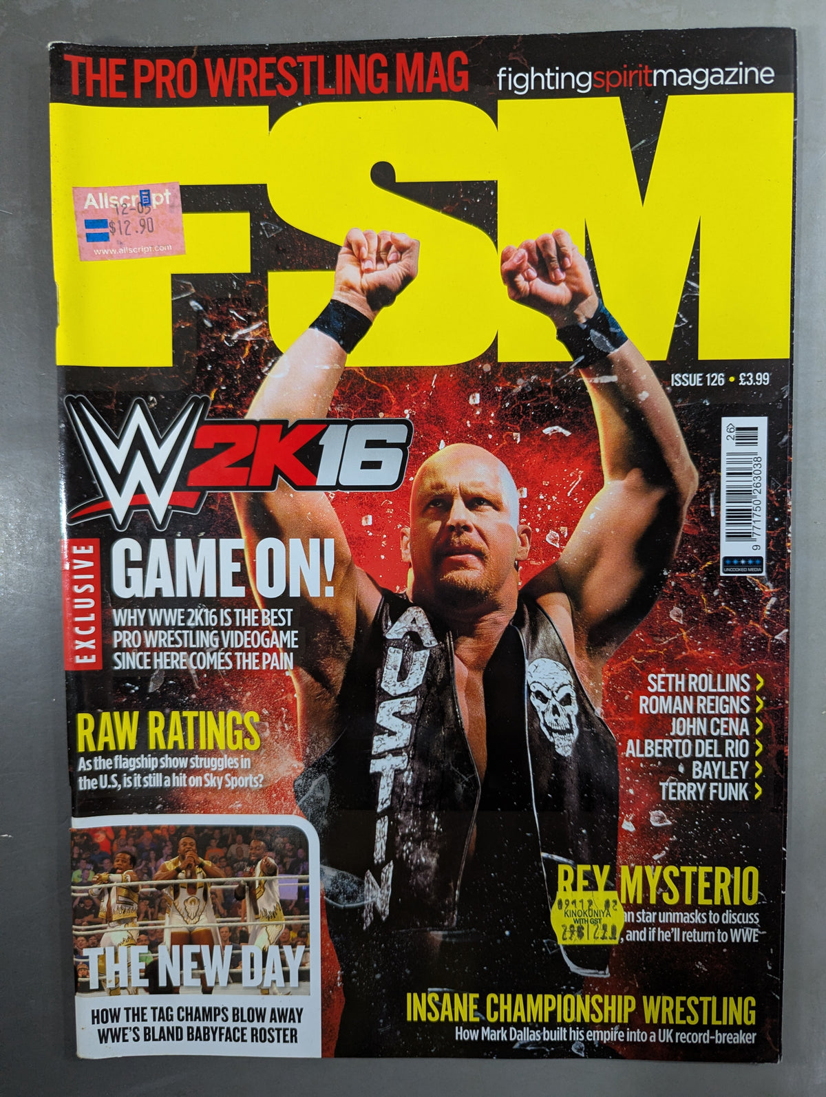 FIGHTING SPIRIT MAGAZINE★THE PRO WRESTLING MAG ISSUE 126