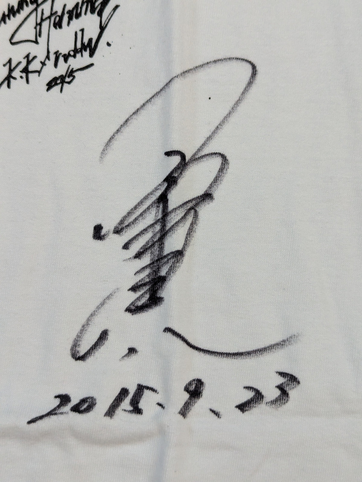 【hand signed autograph】 Kenta Kobashi ×reversal  "BURNING HAMMER" T-shirt
