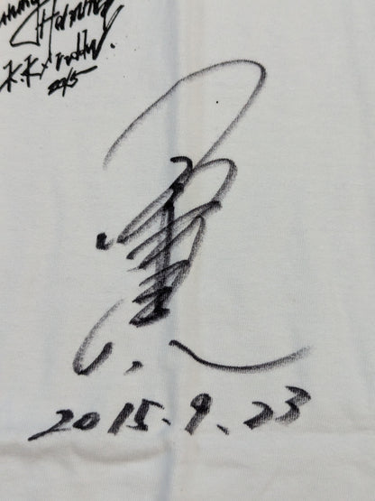 【hand signed autograph】 Kenta Kobashi ×reversal  "BURNING HAMMER" T-shirt