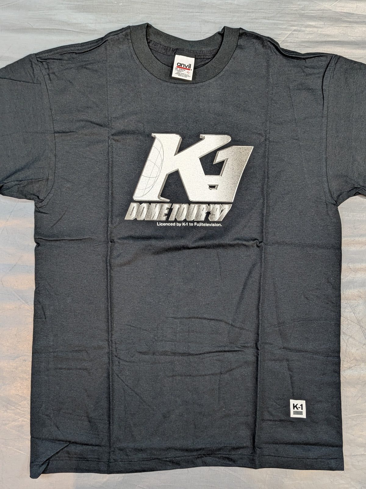 K-1 'DOME TOUR' 97' T-shirt (1) (Black)