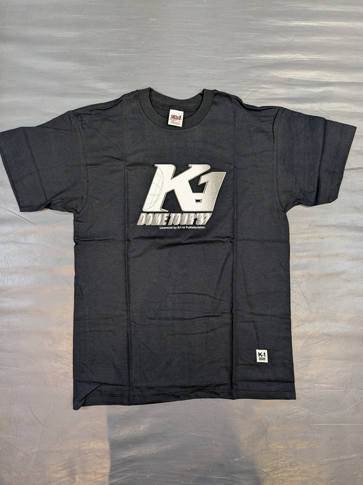 K-1 'DOME TOUR' 97' T-shirt (1) (Black)