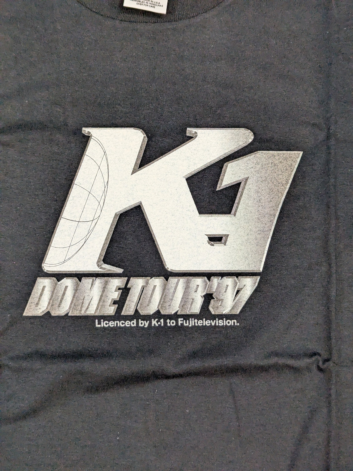 K-1 'DOME TOUR' 97' T-shirt (1) (Black)